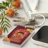 Chinesischer Palanquin Ox Year 2021 ARK Schlüsselanhänger (Vorderseite rechts)