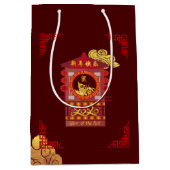Chinesischer Palanquin Rat Jahr 2020 Mittlere GB Mittlere Geschenktüte (Vorderseite)