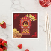 Chinesischer Palanquin Rat Jahr 2020 PPN Serviette (Beispiel)