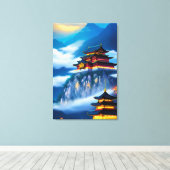 Chinesischer Palast Leinwanddruck (Insitu (Holzboden))
