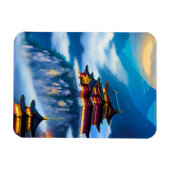 Chinesischer Palast Magnet (Horizontal)