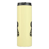 Chinesischer Papercut Earth Dog Year 2018 Thermal Thermosbecher (Rückseite)