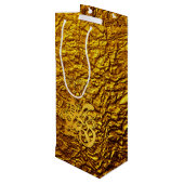 Chinesischer Paperschnitt Weinbeutel Geschenktüte Für Weinflaschen (Rückseite Schrägansicht)