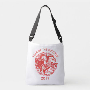 Chinesischer Papierausschnitt - Sammelheft 2017 Tragetaschen Mit Langen Trägern