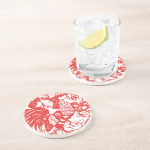 Chinesischer Papierschnitt-Liste Jahr 2017 - Koste Getränkeuntersetzer (Seite)