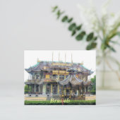 Chinesischer Pavillon Brüssel Postkarte (Stehend Vorderseite)
