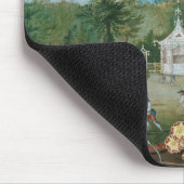 Chinesischer Pavillon in einem Englischen Garten,  Mousepad (Ecke)