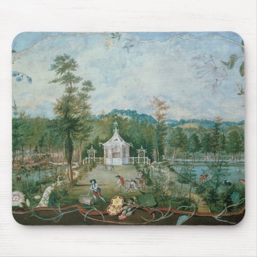 Chinesischer Pavillon in einem Englischen Garten,  Mousepad (Vorne)