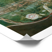 Chinesischer Pavillon in einem Englischen Garten, Poster (Ecke)