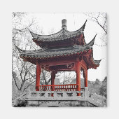 Chinesischer Pavillon Magnet (Vorne)