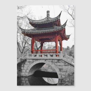 Chinesischer Pavillon Magnetkarte