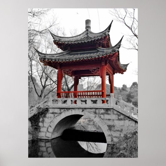 Chinesischer Pavillon Poster (Vorne)