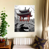 Chinesischer Pavillon Poster