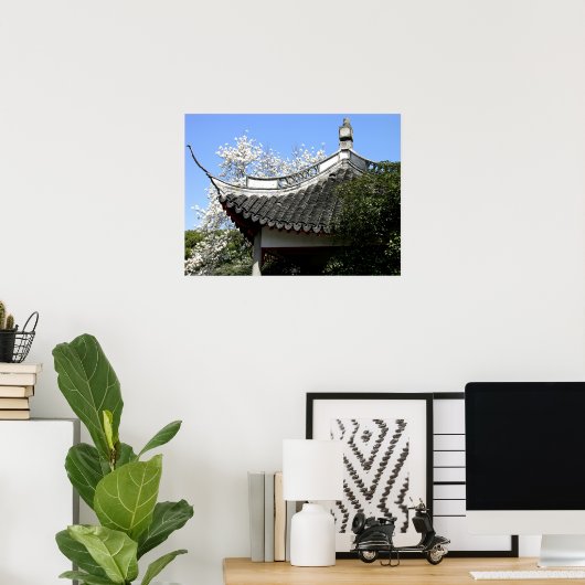 Chinesischer Pavillon Poster (Heimbüro)