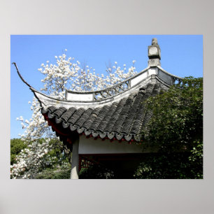 Chinesischer Pavillon Poster