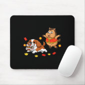 Chinesischer Pferd Cavalier King Charles Spaniel G Mousepad (Mit Mouse)