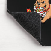 Chinesischer Pferd Pitbull Lustig Kinder Männer Fr Mousepad (Ecke)