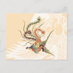 Chinesischer Phoenix - Fenghuang Mythological Bird Postkarte