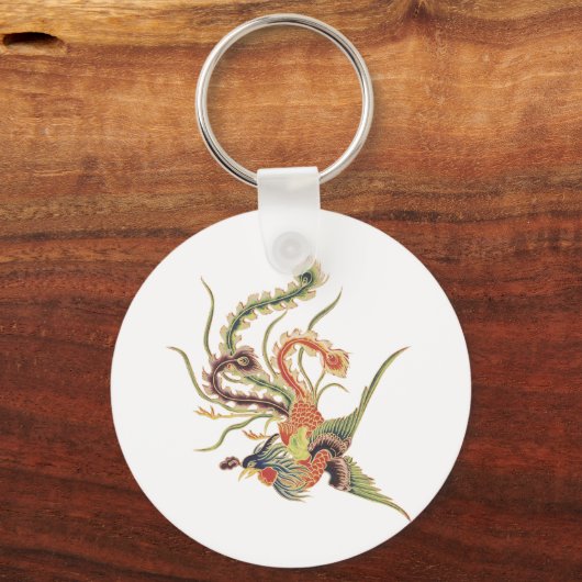 Chinesischer Phoenix - Fenghuang Mythological Bird Schlüsselanhänger (Vorderseite)