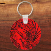 Chinesischer Phoenix-Schlüsselanhänger Schlüsselanhänger (Vorderseite)