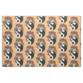 Chinesischer Phönix oder Feng Huang mit Yang-Symbo Stoff (Fat Quarter (45,7 x 55,9 cm))