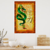 Chinesischer POWER für traditionelle Kunst Poster (Küche)