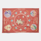 Chinesischer Raum-Verwaltung Commorative Tee Towl Küchentuch (Horizontal)