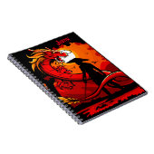 Chinesischer Red Dragon Keeper - Persönlicher Name Notizblock (Rechte Seite)