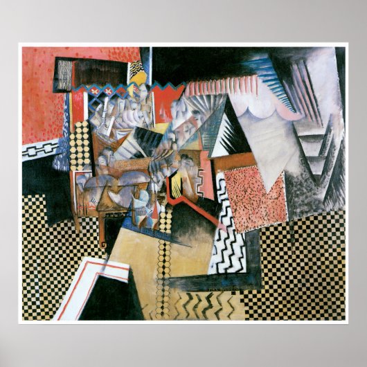 Chinesischer Restraurant, Max Weber Poster (Vorne)