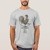 Chinesischer "Rooster"-T - Shirt (Vorderseite)