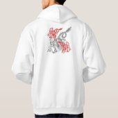 Chinesischer Roter Drache Hoodie (Rückseite)