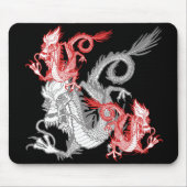 Chinesischer roter Drache Mousepad (Vorne)