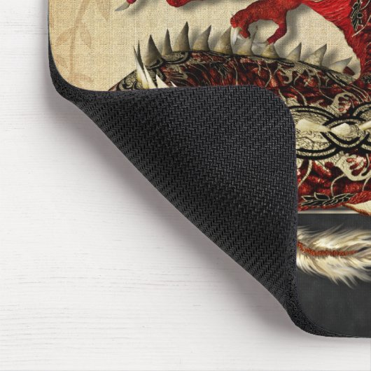 Chinesischer roter Drache Mousepad (Ecke)