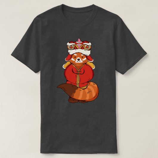 Chinesischer Roter Panda 1 T-Shirt (Design vorne)