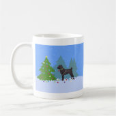 Chinesischer Shar-Pei-Dekorationsbaum - Wald Kaffeetasse (Links)