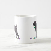 Chinesischer Shar Pei Feliz Naughty Dog Weihnachts Kaffeetasse (Mittel)
