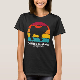 Chinesischer Shar-Pei Flüsterer Retro Vintage T-Shirt