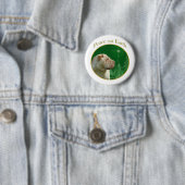 Chinesischer Shar-Pei-Frieden Button (Beispiel)