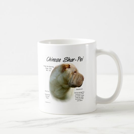 Chinesischer Shar Pei Geschichte; chinesischer Sha Kaffeetasse (Rechts)