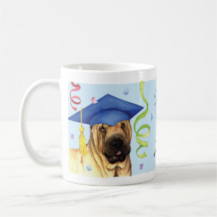 Chinesischer Shar-Pei-Graduat Kaffeetasse