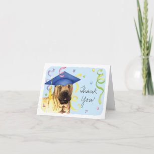 Chinesischer Shar-Pei-Graduat Karte