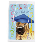 Chinesischer Shar-Pei-Graduat Mittlere Geschenktüte (Rückseite)