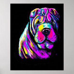 Chinesischer Shar Pei Poster