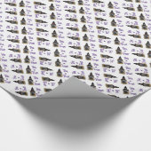 Chinesischer Shar-Pei-Trick Geschenkpapier (Ecke)