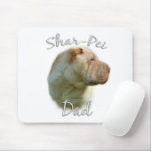 Chinesischer Shar-Pei-Vater 2 Mousepad (Mit Mouse)