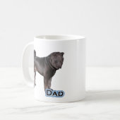 Chinesischer Shar-Pei-Vater 4 Kaffeetasse (Vorderseite Links)