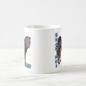 Chinesischer Shar-Pei-Vater 4 Kaffeetasse (Mittel)