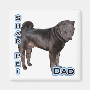 Chinesischer Shar-Pei-Vater 4 - Magnet