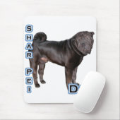 Chinesischer Shar-Pei-Vater 4 Mousepad (Mit Mouse)