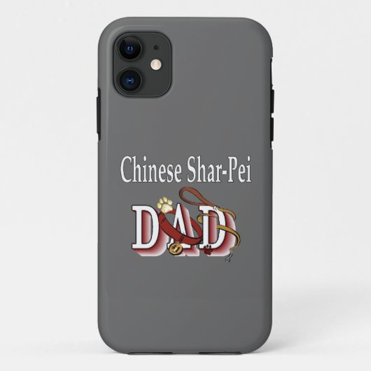 Chinesischer Shar-Pei-VATER Case-Mate iPhone Hülle (Rückseite)